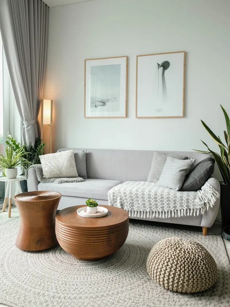 Salón en estilo nórdico